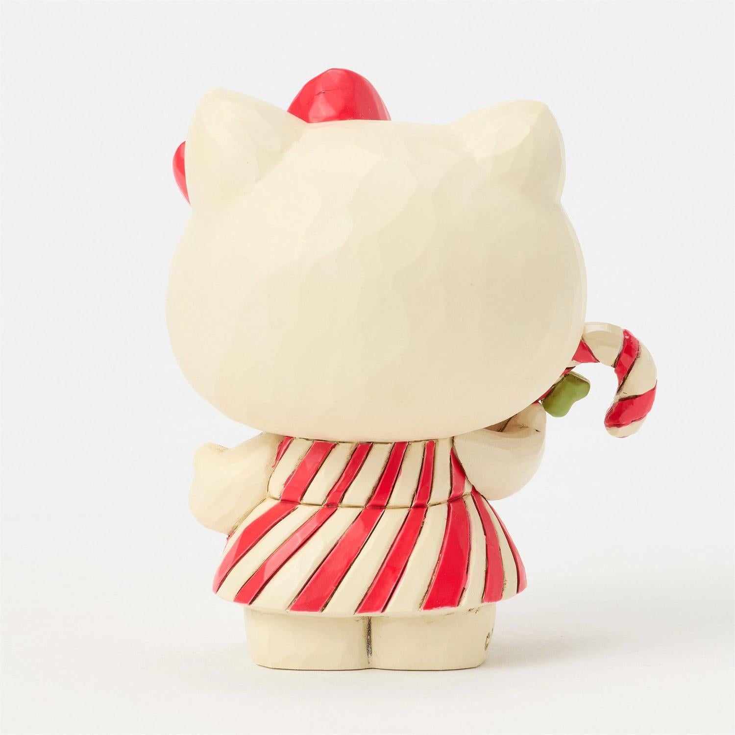 Hello Kitty Holiday Candy Cane Mini Figurine (Jim Shore Sanrio Collection) - 图片 4