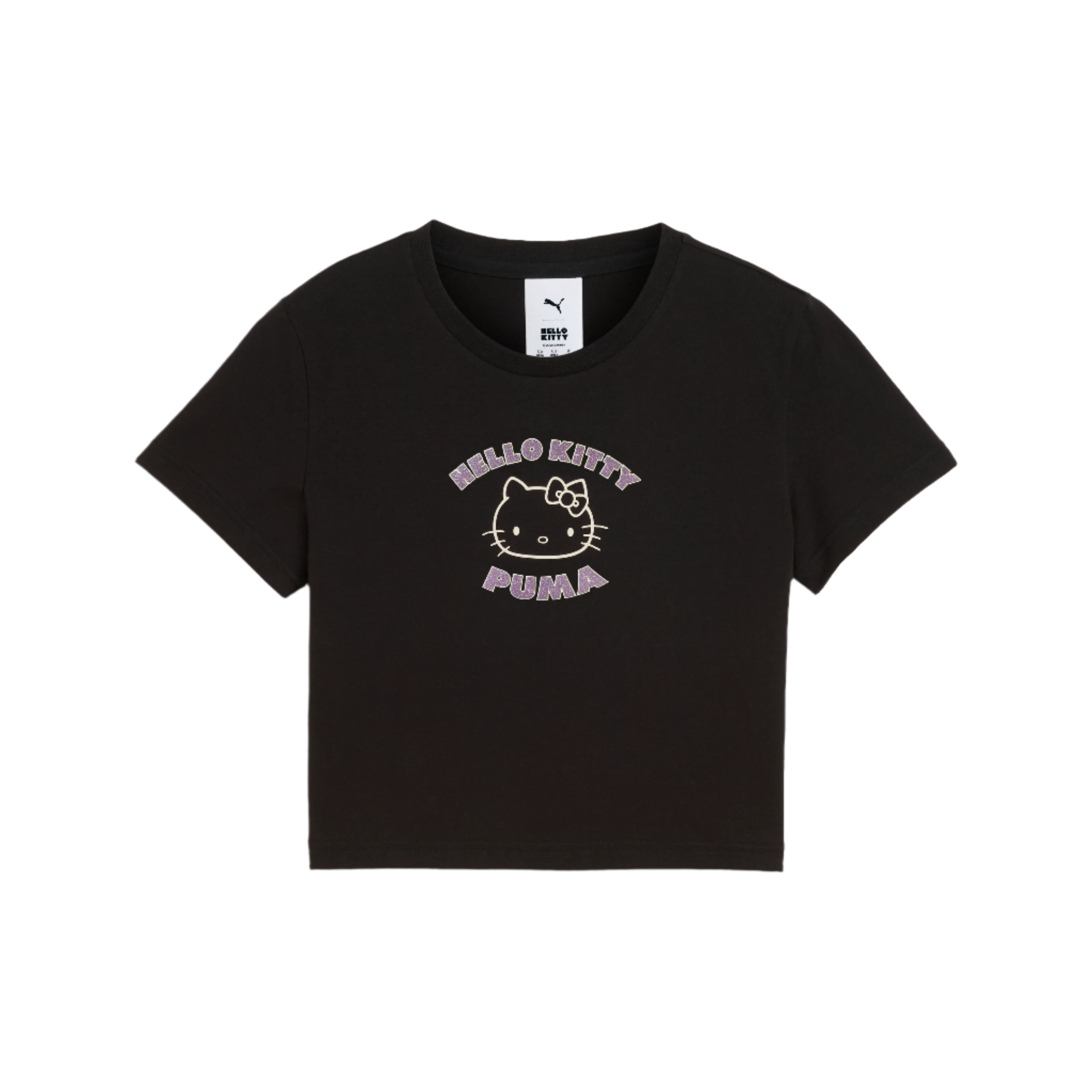 Hello Kitty x PUMA Graphic Baby Tee (PUMA Black) - 图片 2