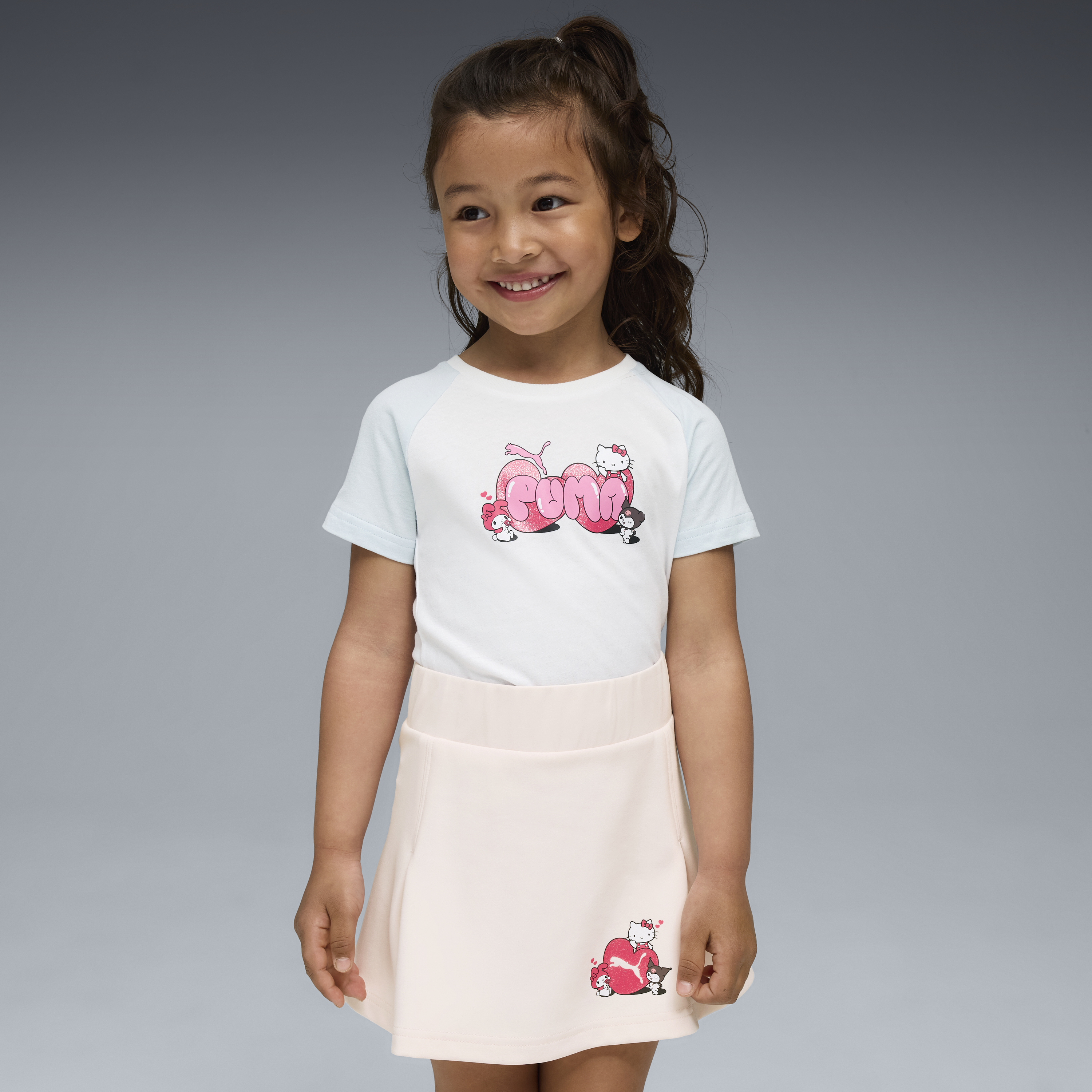 Hello Kitty and Friends x PUMA Kids Slim Graphic Tee (White)