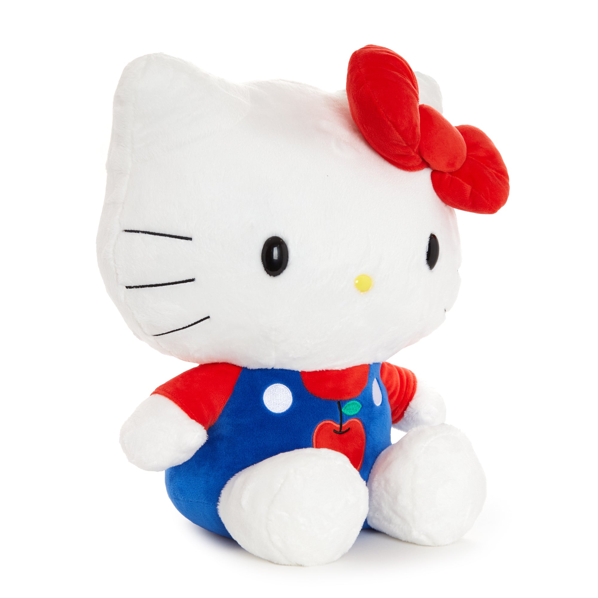 Hello Kitty 15" Blue Overalls Large Plush (Apples Series) - 图片 2