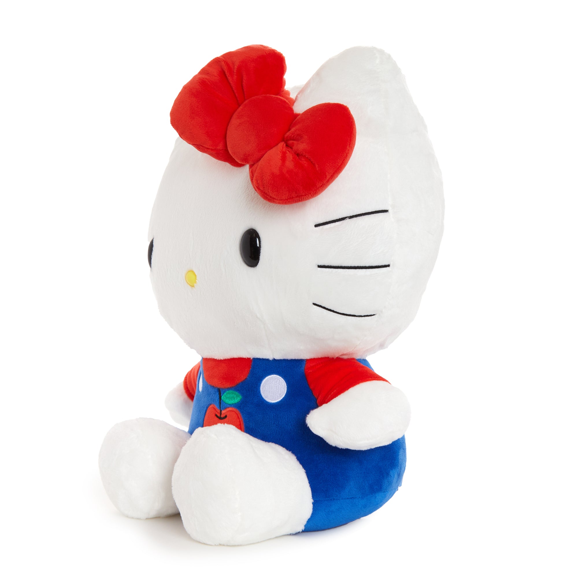 Hello Kitty 15" Blue Overalls Large Plush (Apples Series) - 图片 3