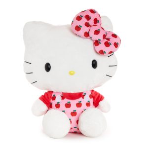 Hello Kitty 15" Pink Overalls Large Plush (Apples Series)