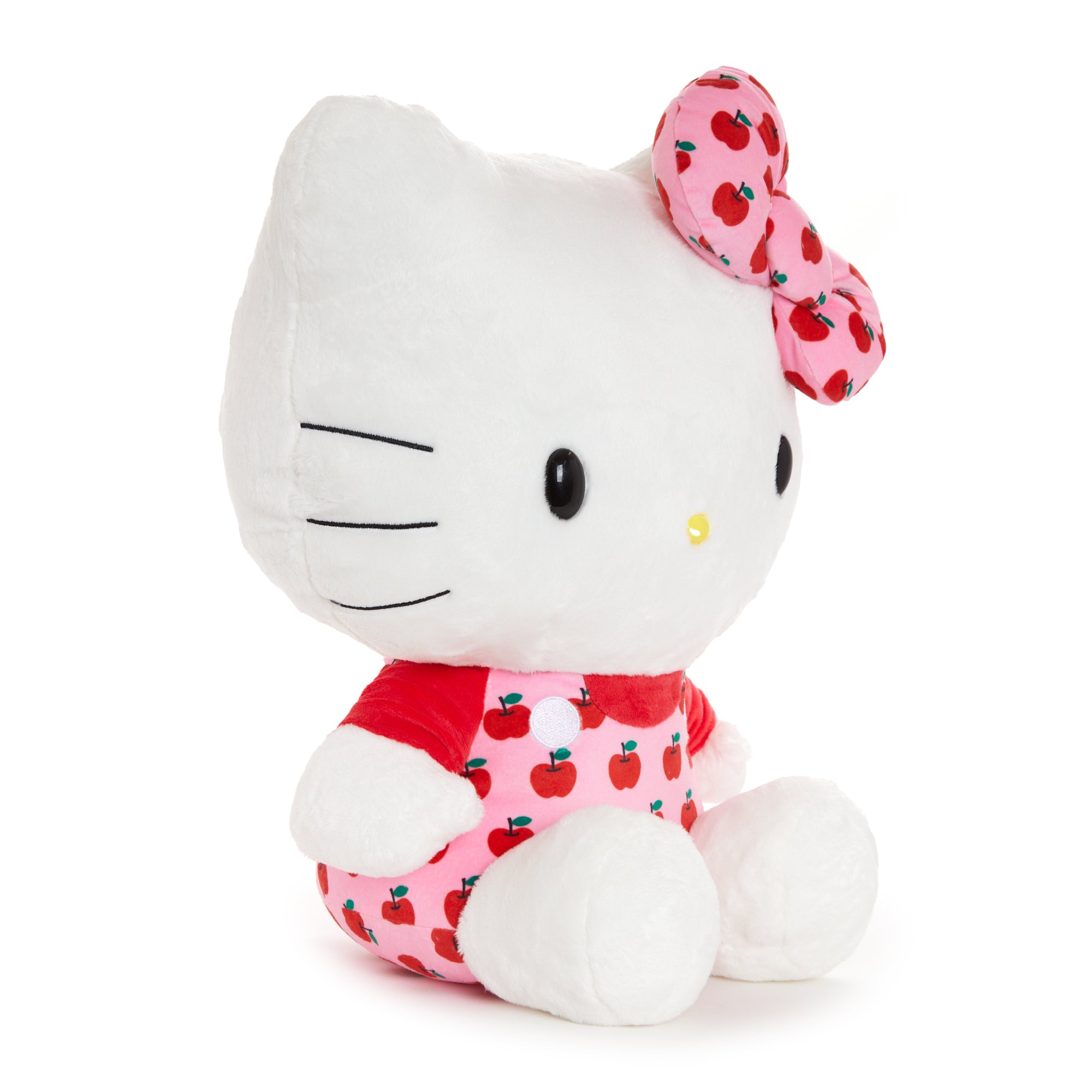 Hello Kitty 15" Pink Overalls Large Plush (Apples Series) - 图片 2