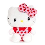 Hello Kitty 6" Pink Overalls Plush Mascot (Apples Series)