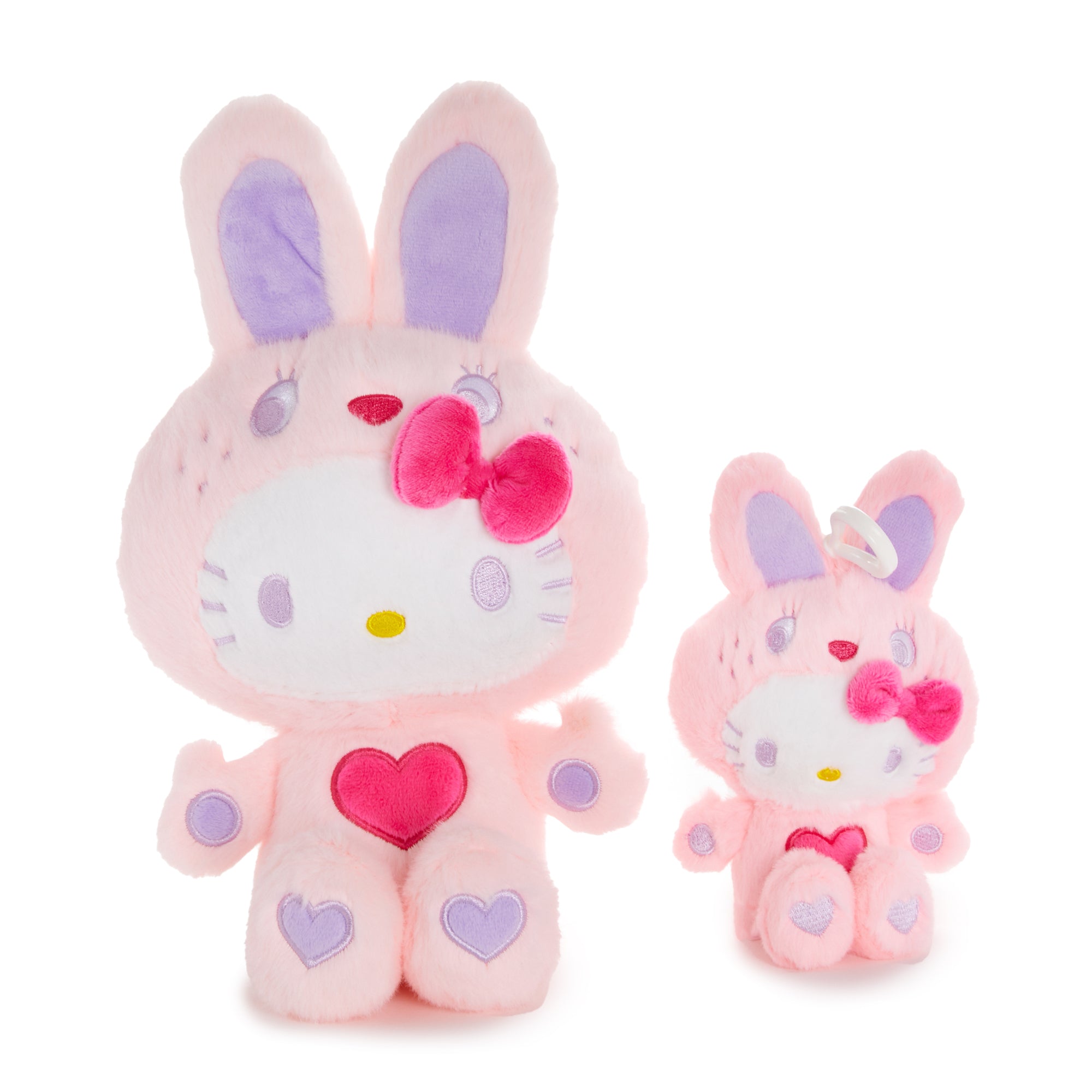 Hello Kitty 11" Pink Plush (Colorful Bunny Series) - 图片 6