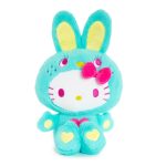 Hello Kitty 11" Green Plush (Colorful Bunny Series)