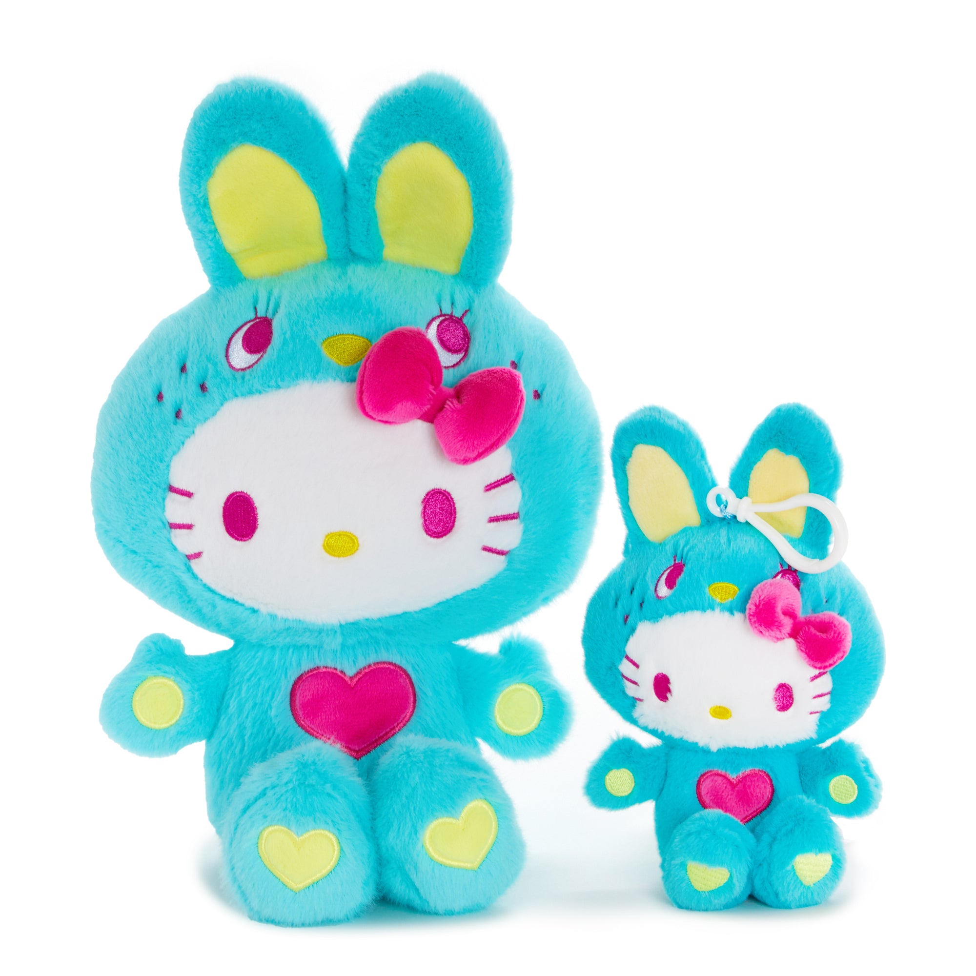 Hello Kitty 11" Green Plush (Colorful Bunny Series) - 图片 6