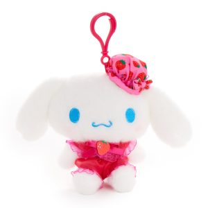 Cinnamoroll Plush Mascot Clip (Strawberry Treat Series)