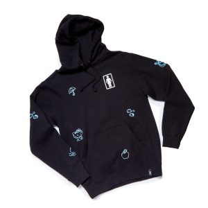 Hello Kitty x GIRL Black Hoodie (50th Anniv.)