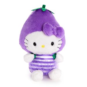 Hello Kitty Eggplant Bean Doll Plush (Fruit & Veggie Series)