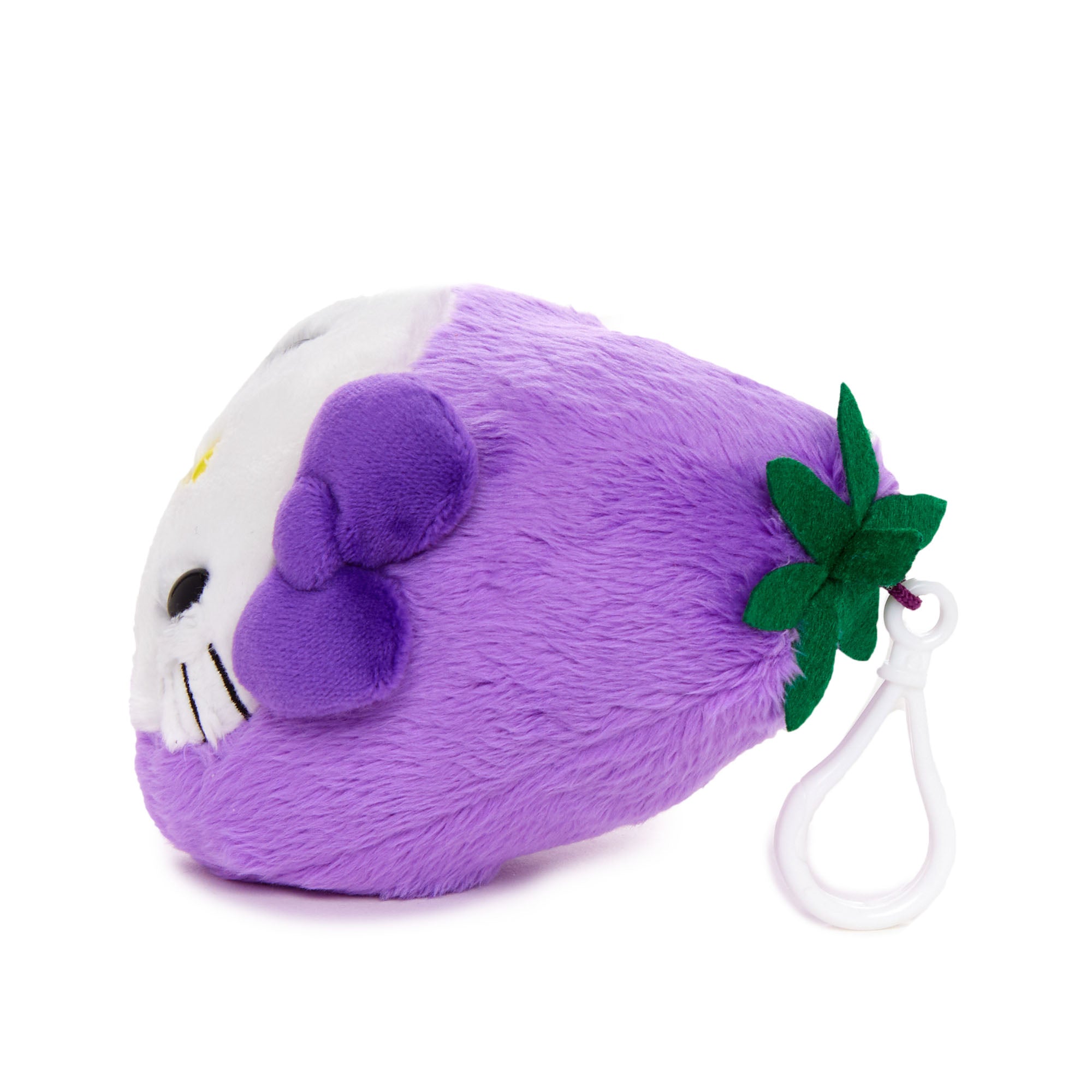 Hello Kitty Eggplant Plush Mascot Clip (Fruit & Veggie Series) - 图片 3