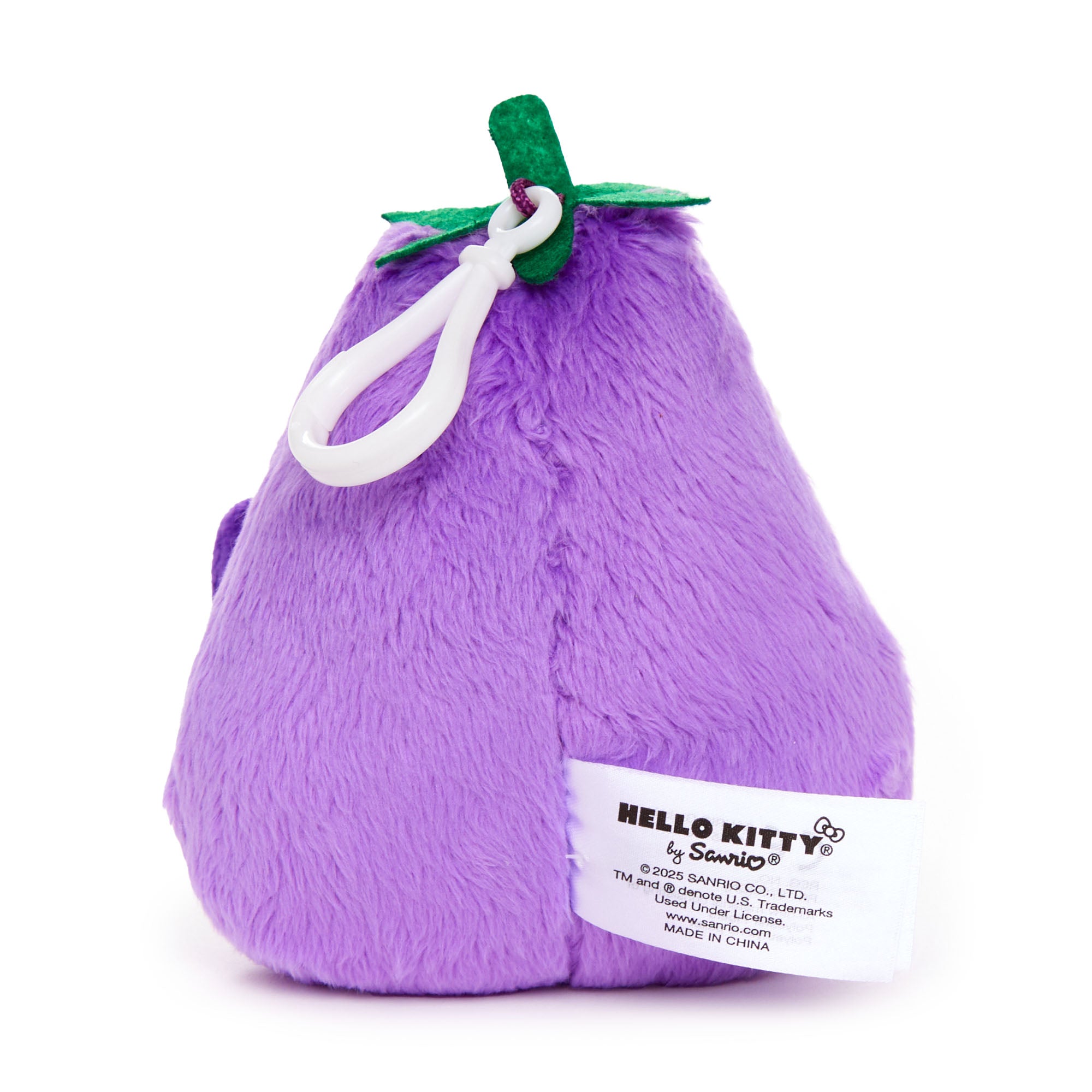 Hello Kitty Eggplant Plush Mascot Clip (Fruit & Veggie Series) - 图片 5