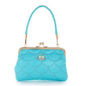 Hangyodon 2-Way Quilted Kiss Knob Handbag
