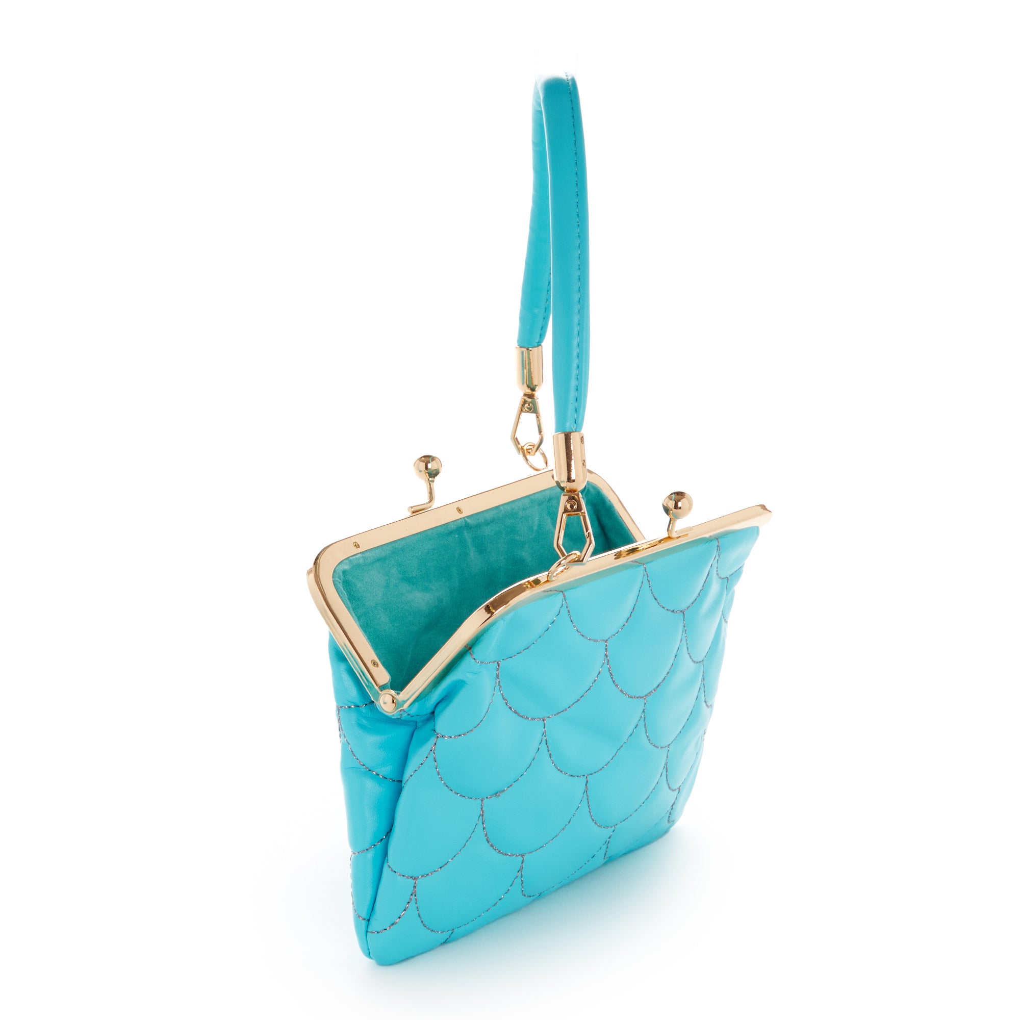 Hangyodon 2-Way Quilted Kiss Knob Handbag - 图片 7