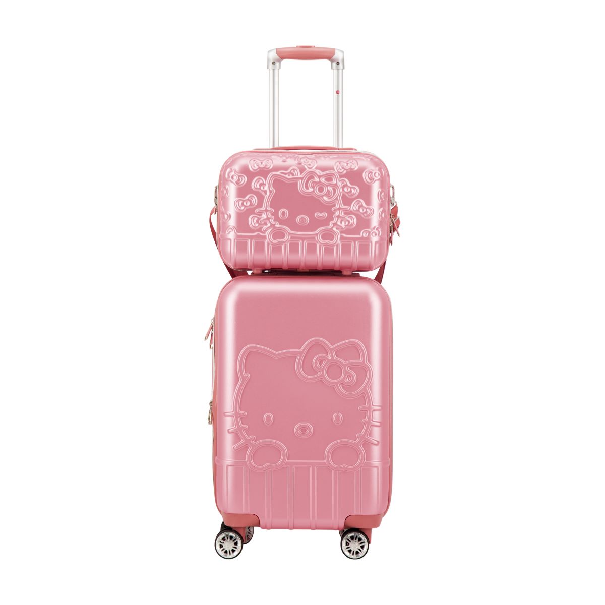 Hello Kitty x FUL Pink Molded Carry-On Train Case - 图片 7