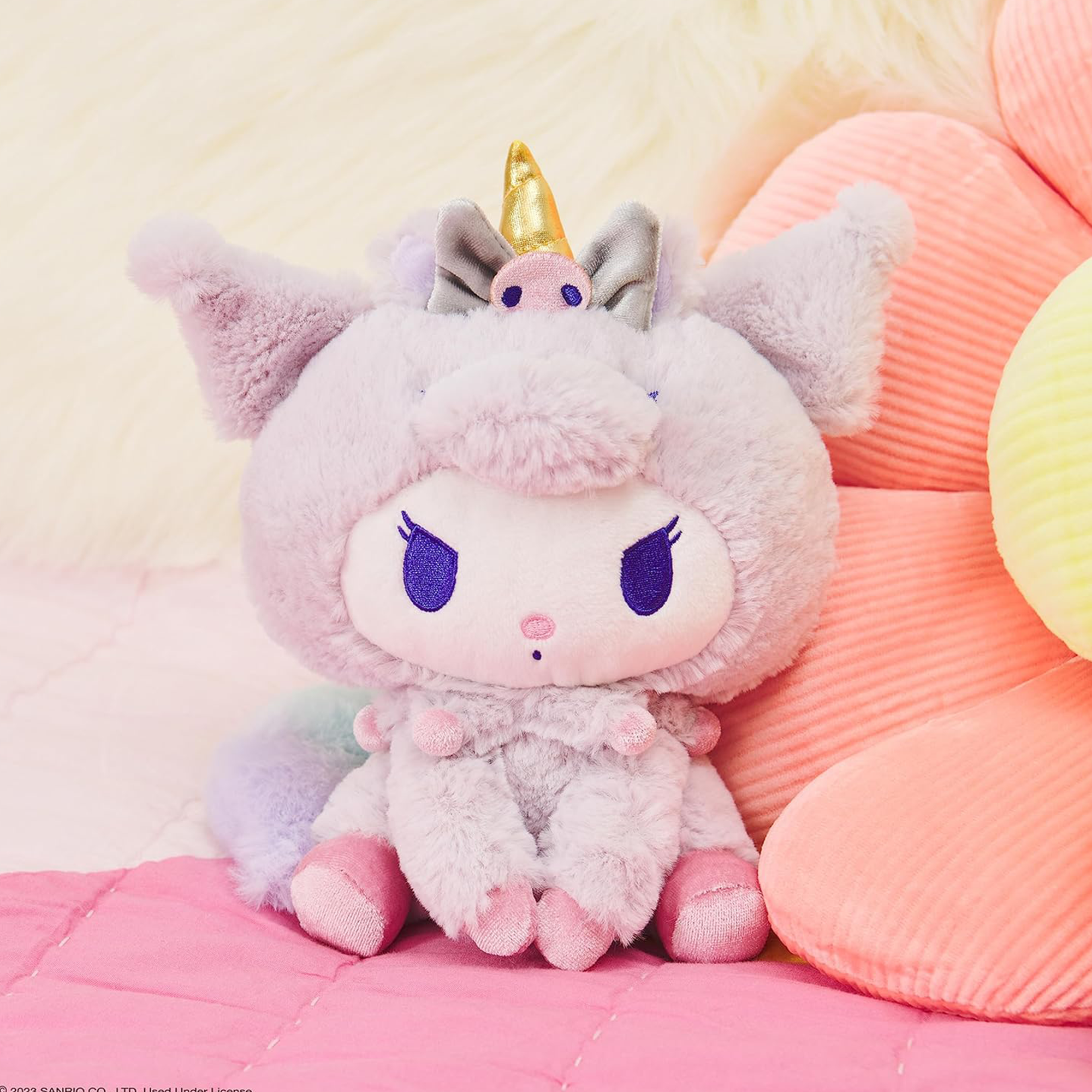 Kuromi x GUND 6" Unicorn Mascot Plush - 图片 6