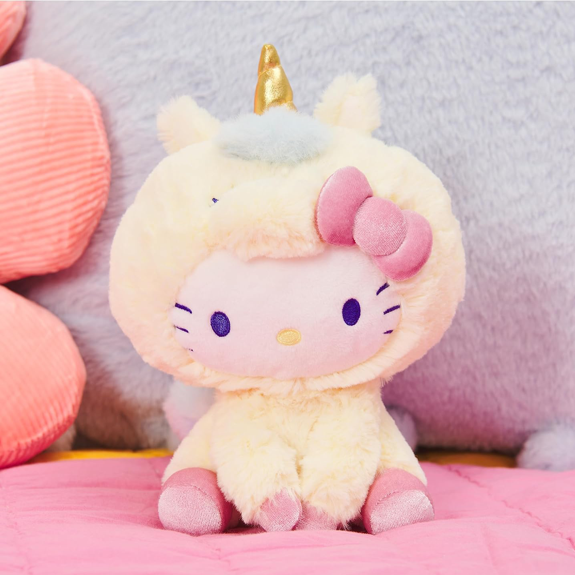 Hello Kitty x GUND 6" Unicorn Mascot Plush - 图片 3