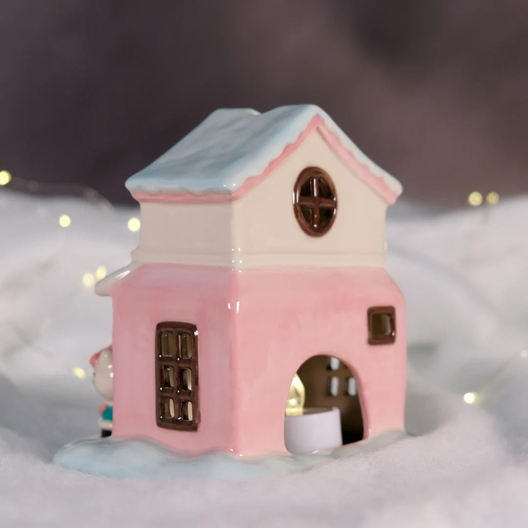 Kuromi's Mischievous Mistletoe Ceramic Candle House - 图片 6
