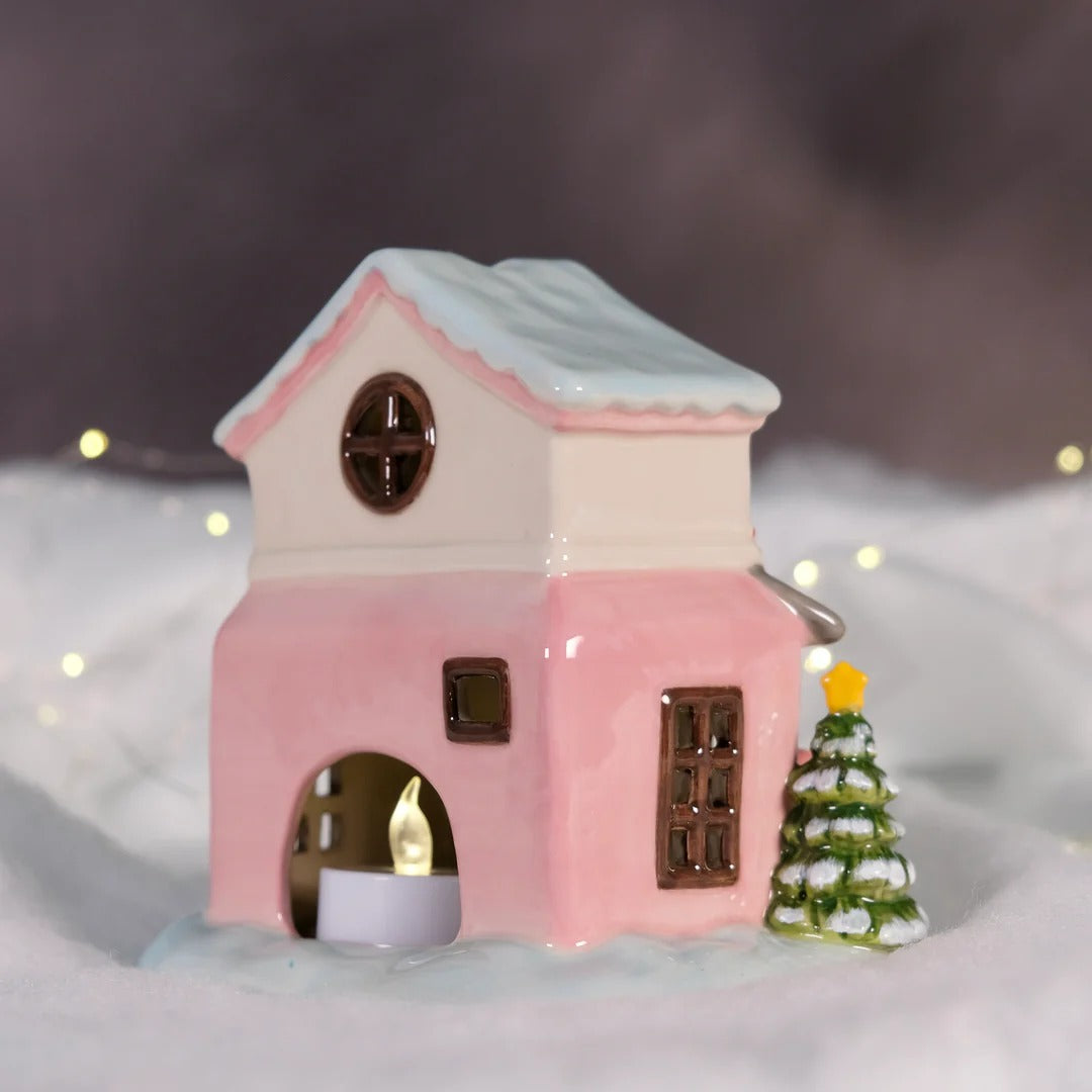 Kuromi's Mischievous Mistletoe Ceramic Candle House - 图片 3