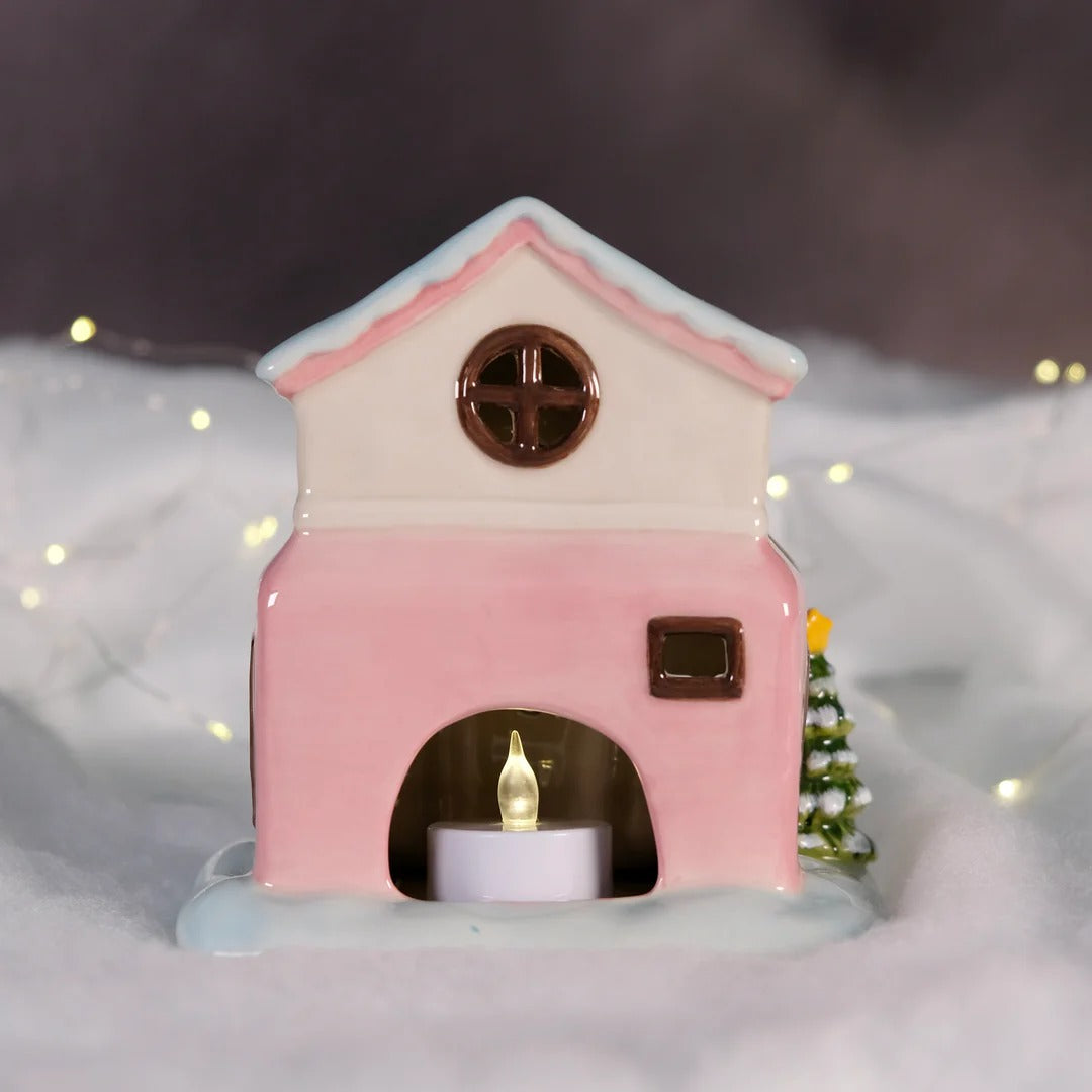 Kuromi's Mischievous Mistletoe Ceramic Candle House - 图片 2
