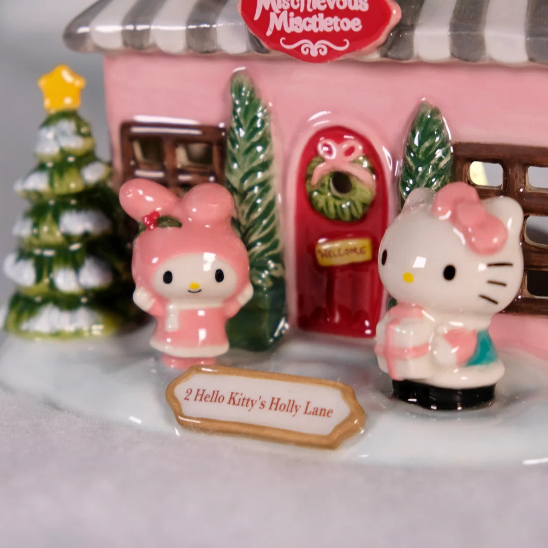 Kuromi's Mischievous Mistletoe Ceramic Candle House - 图片 7