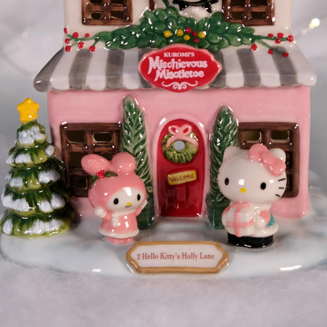 Kuromi's Mischievous Mistletoe Ceramic Candle House - 图片 10