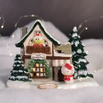 Keroppi's Pondside Pines Ceramic Candle House