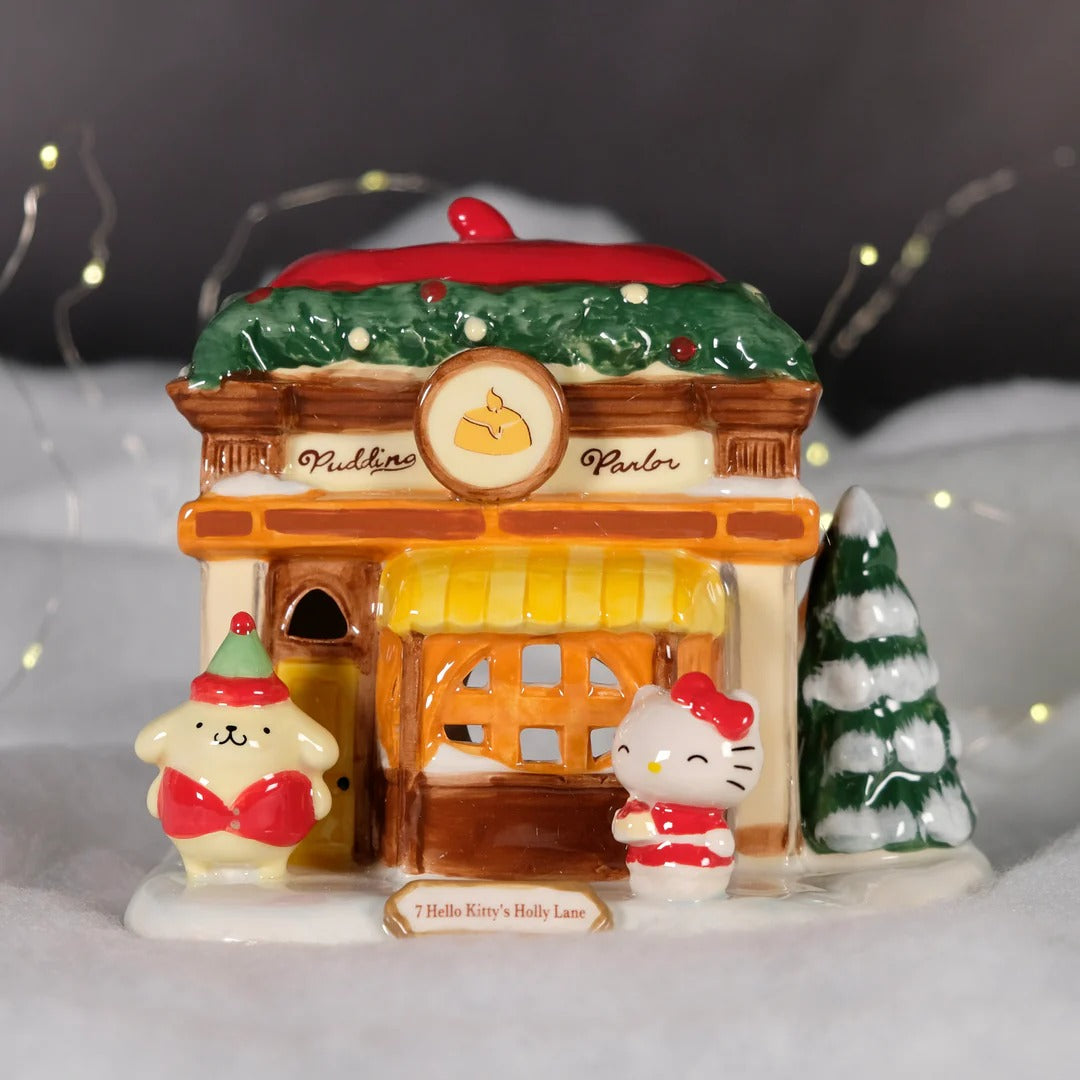 Pompompurin Pudding Parlor Ceramic Candle House