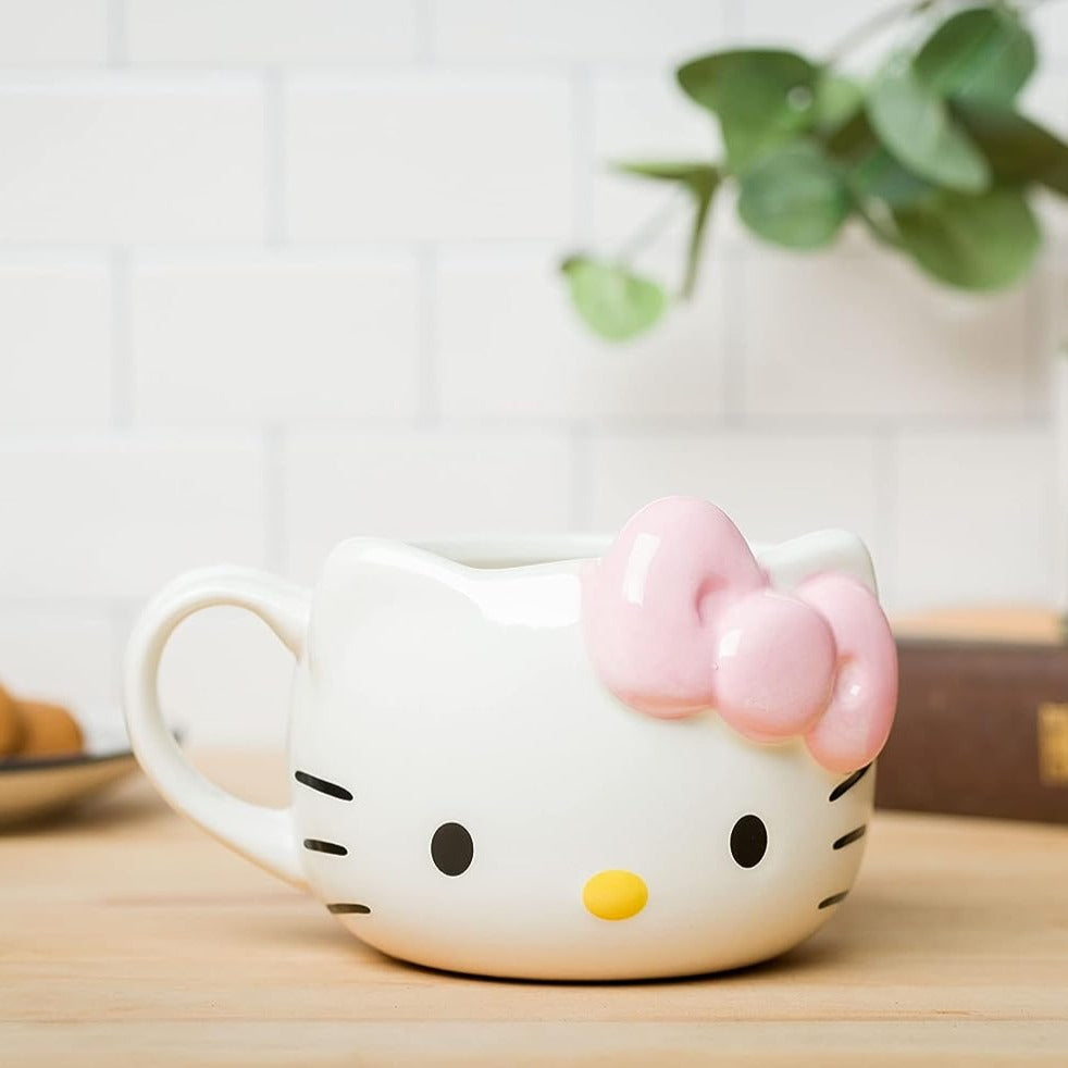 Hello Kitty Face Sculpted Mug (Pink) - 图片 2