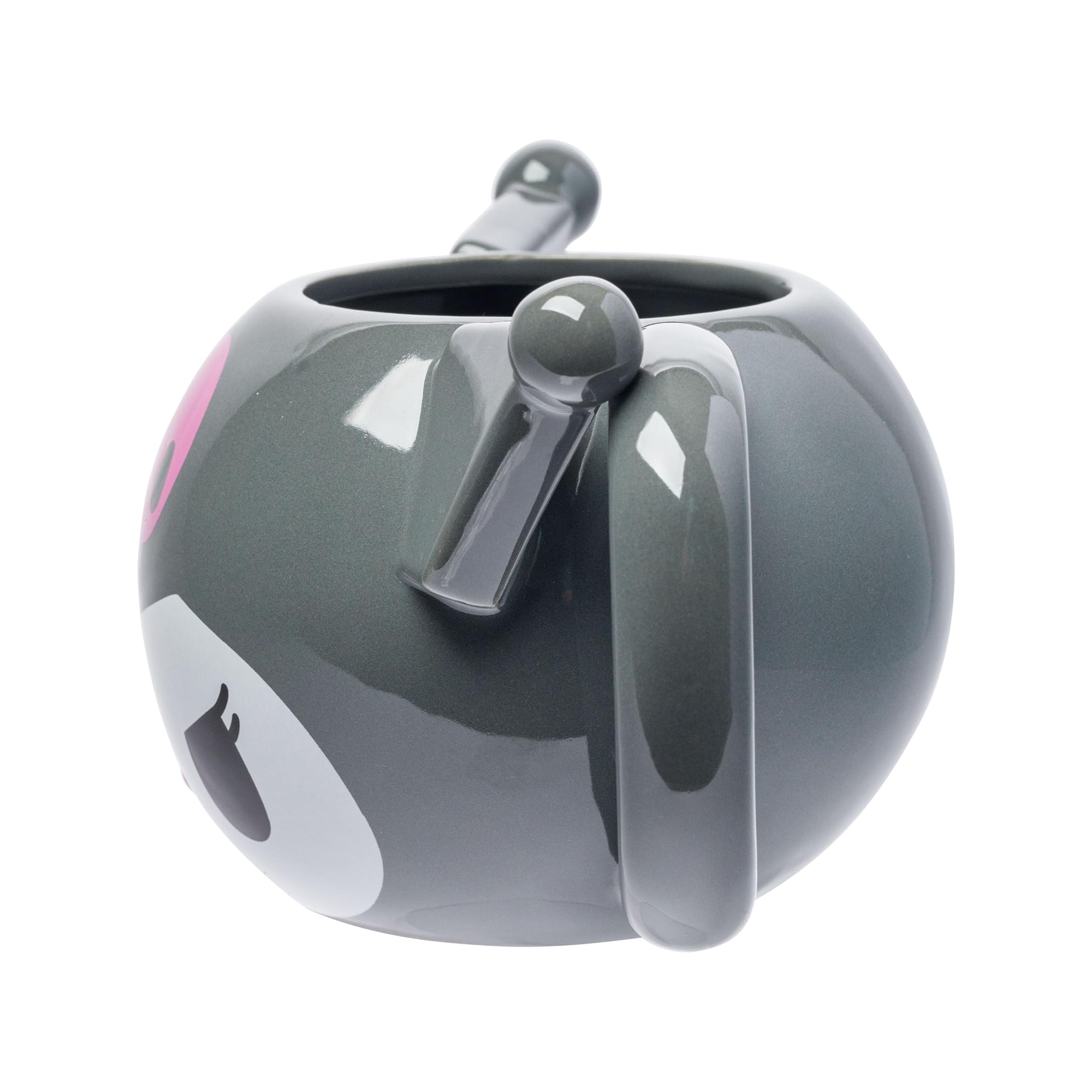 Kuromi Face Sculpted Mug (Gray) - 图片 5