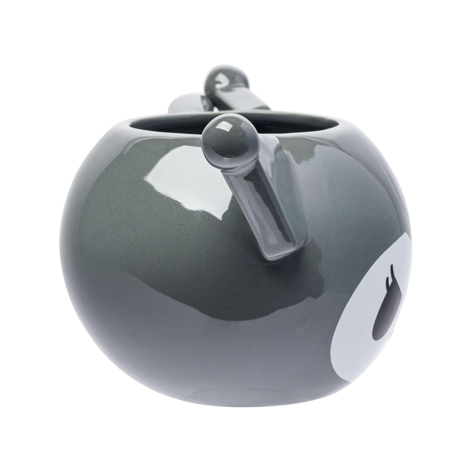 Kuromi Face Sculpted Mug (Gray) - 图片 4