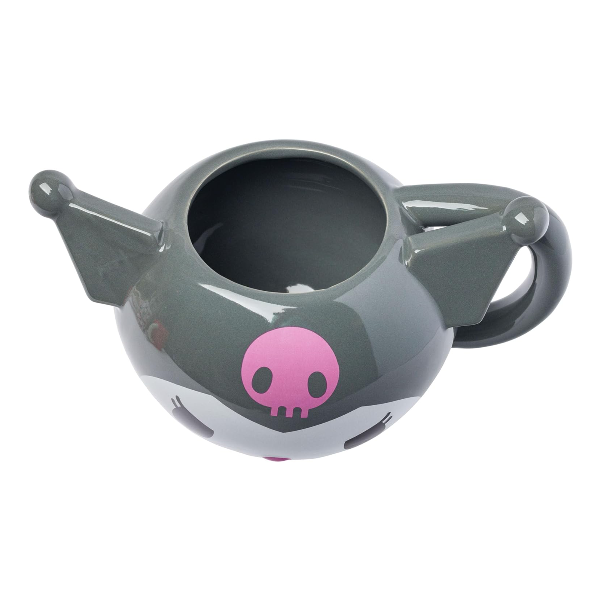 Kuromi Face Sculpted Mug (Gray) - 图片 3