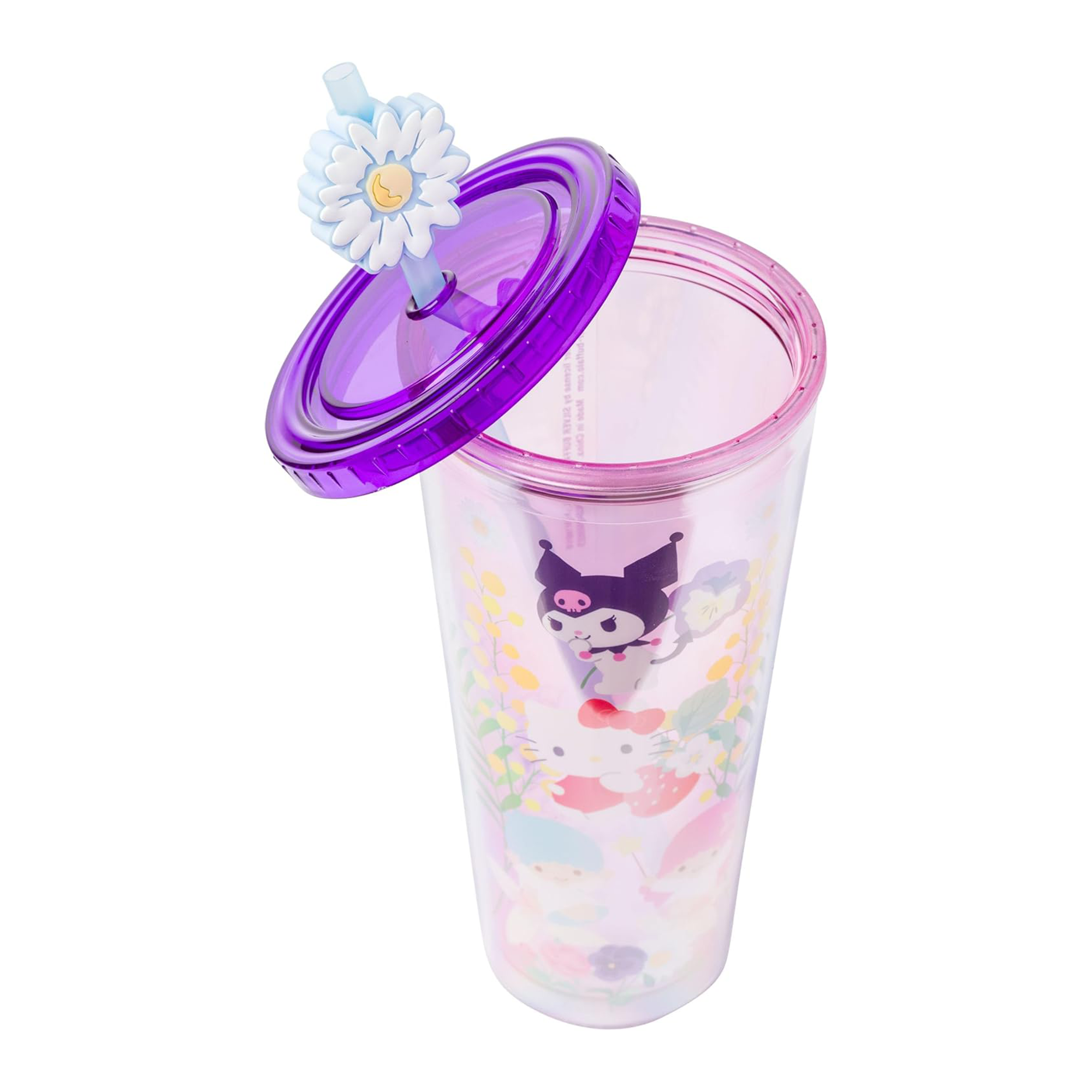 Hello Kitty and Friends 24oz Floral Travel Tumbler - 图片 3