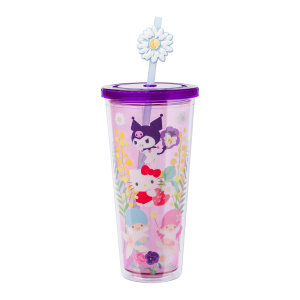 Hello Kitty and Friends 24oz Floral Travel Tumbler