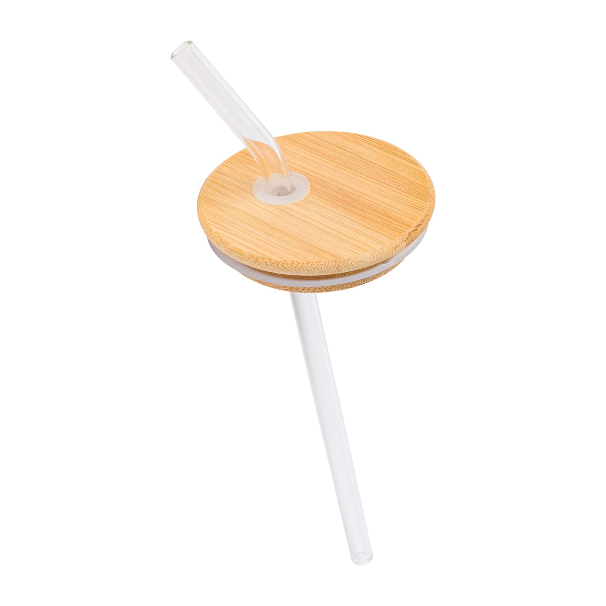 Keroppi Snacks Bamboo Lidded Glass Tumbler - 图片 5