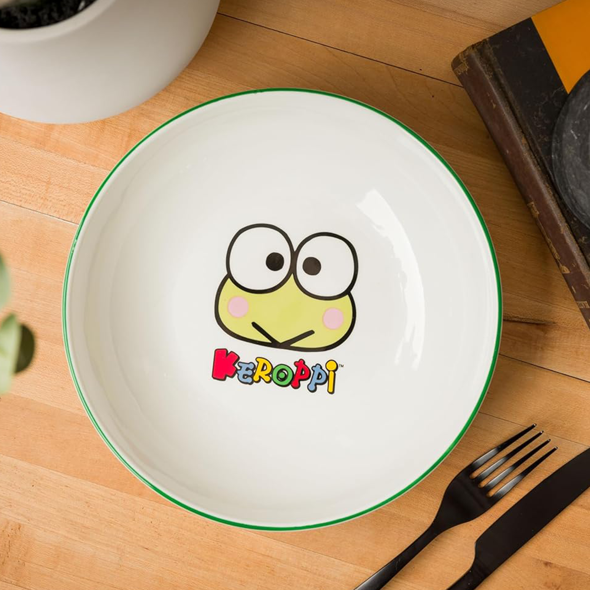 Keroppi Ceramic Dinner Bowl (Snacktime) - 图片 2