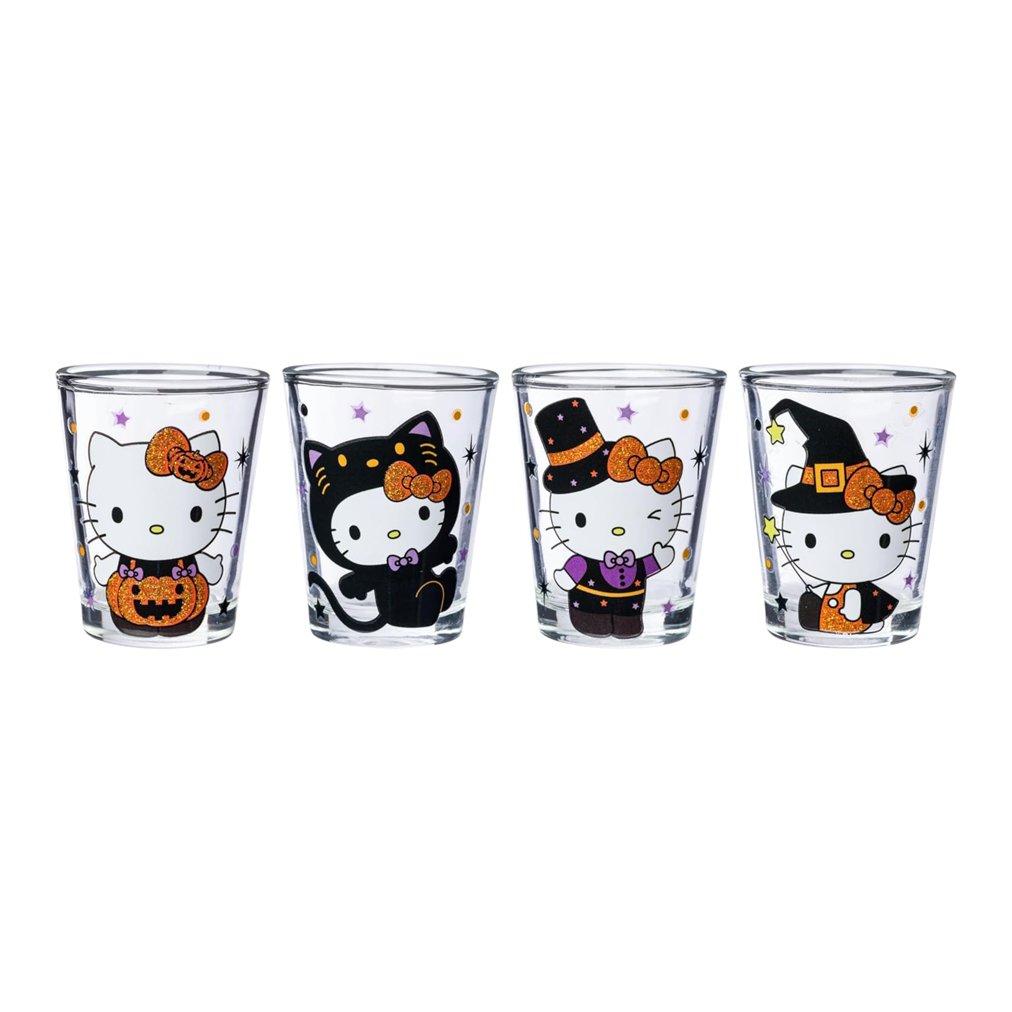 Hello Kitty Mini Glass 4-Piece Set (Halloween Costume) - 图片 2