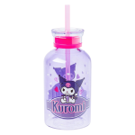 Kuromi 15oz Mini Milk Bottle Glass Tumbler