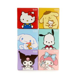 Hello Kitty and Friends Facial 2-Ply Mini Tissue Boxes (Pack of 6)
