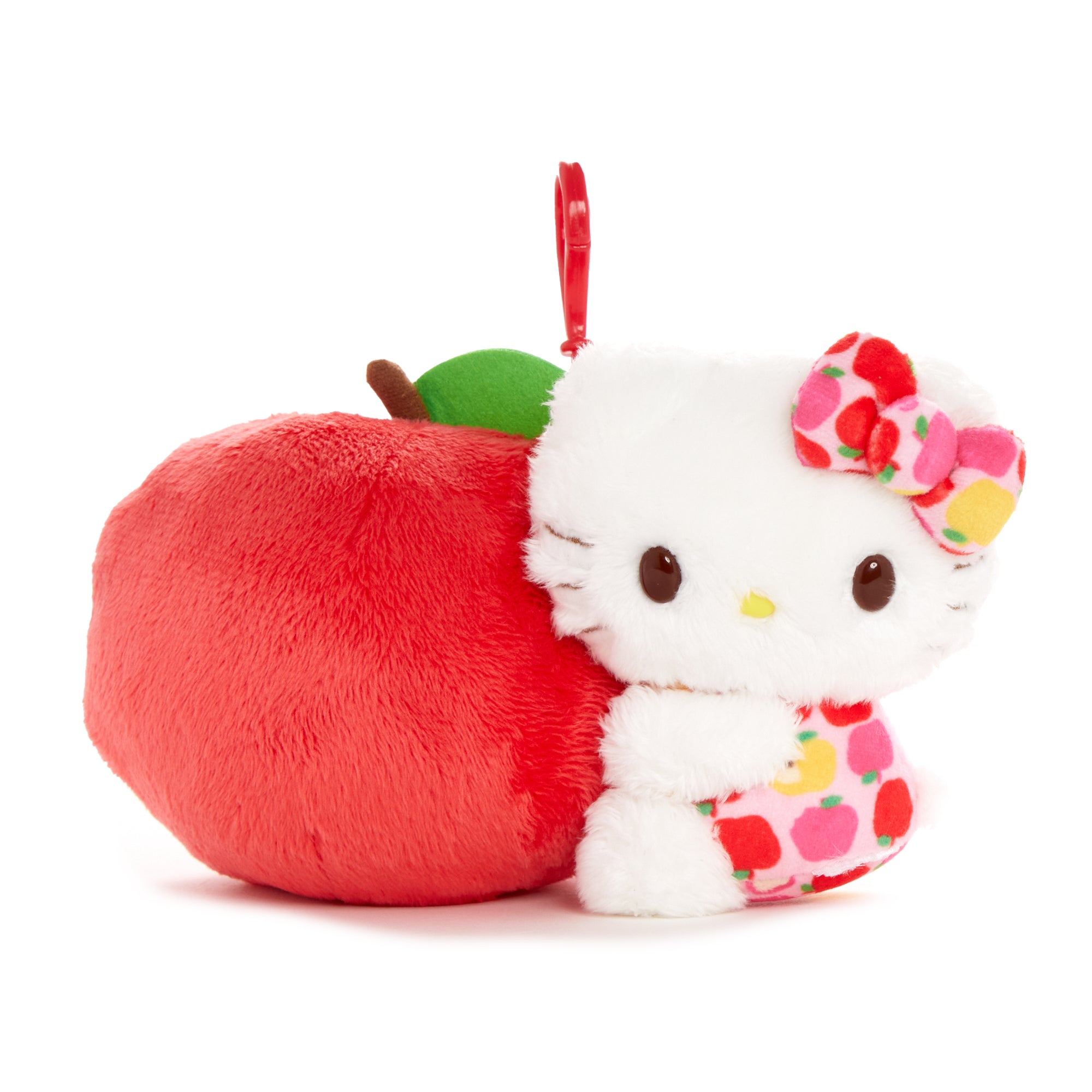 Hello Kitty Plush Mascot Clip Duo (5 Apples Tall Series)