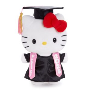 Hello Kitty 9" Cap and Gown Graduation Plush (Pink)
