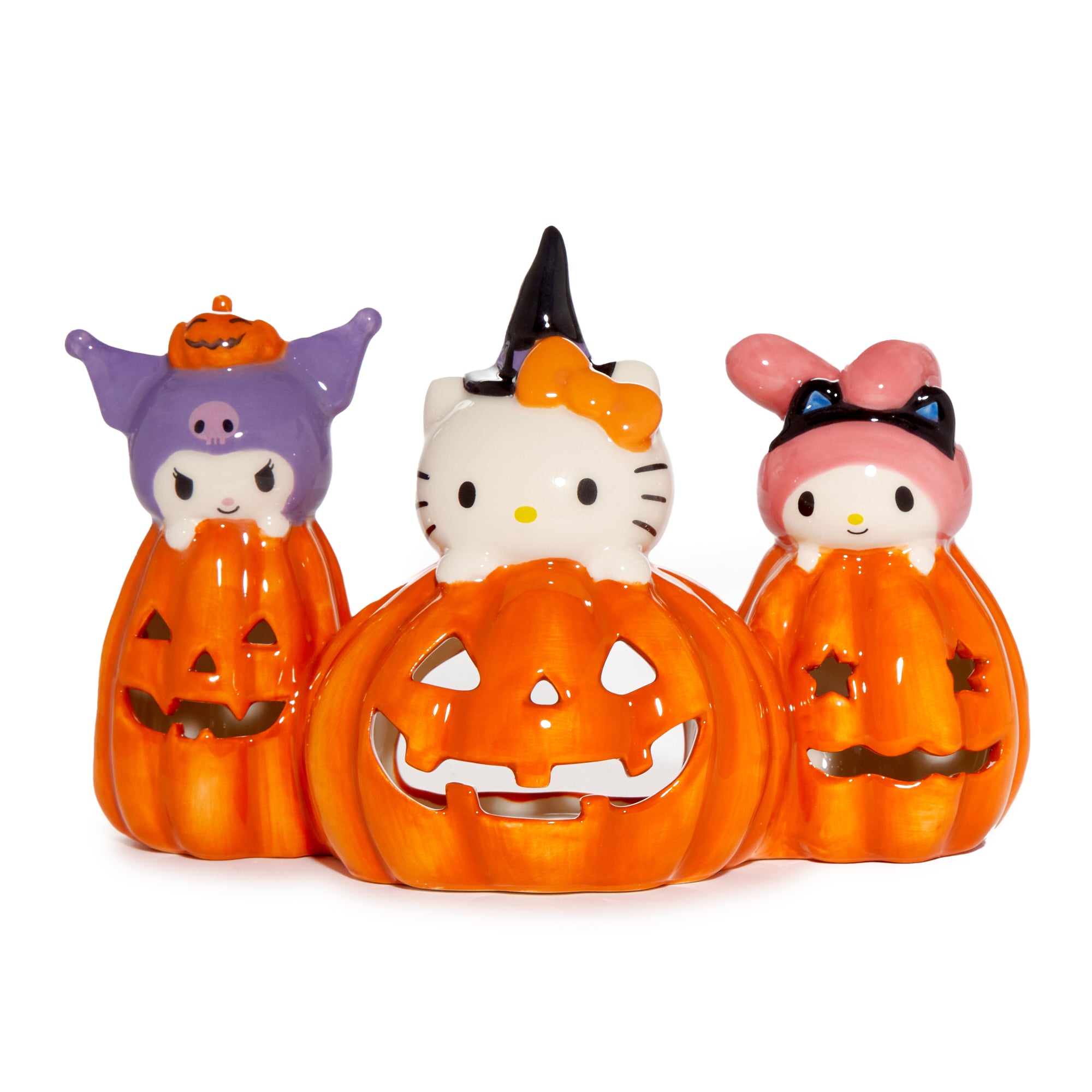 Hello Kitty and Friends Costume Pumpkin Ceramic Candle House