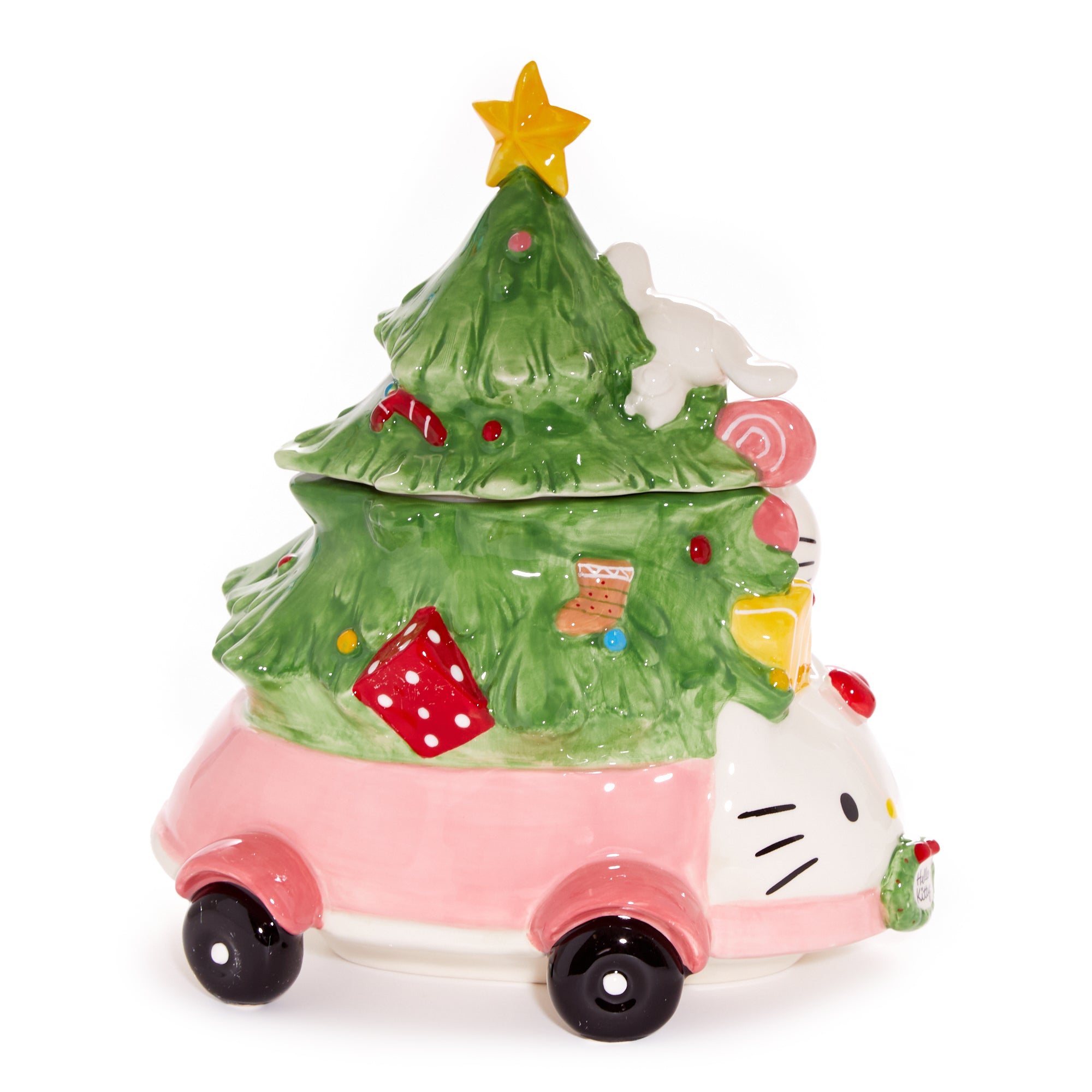 Hello Kitty and Friends Holiday Ceramic Joy Ride Cookie Jar - 图片 3