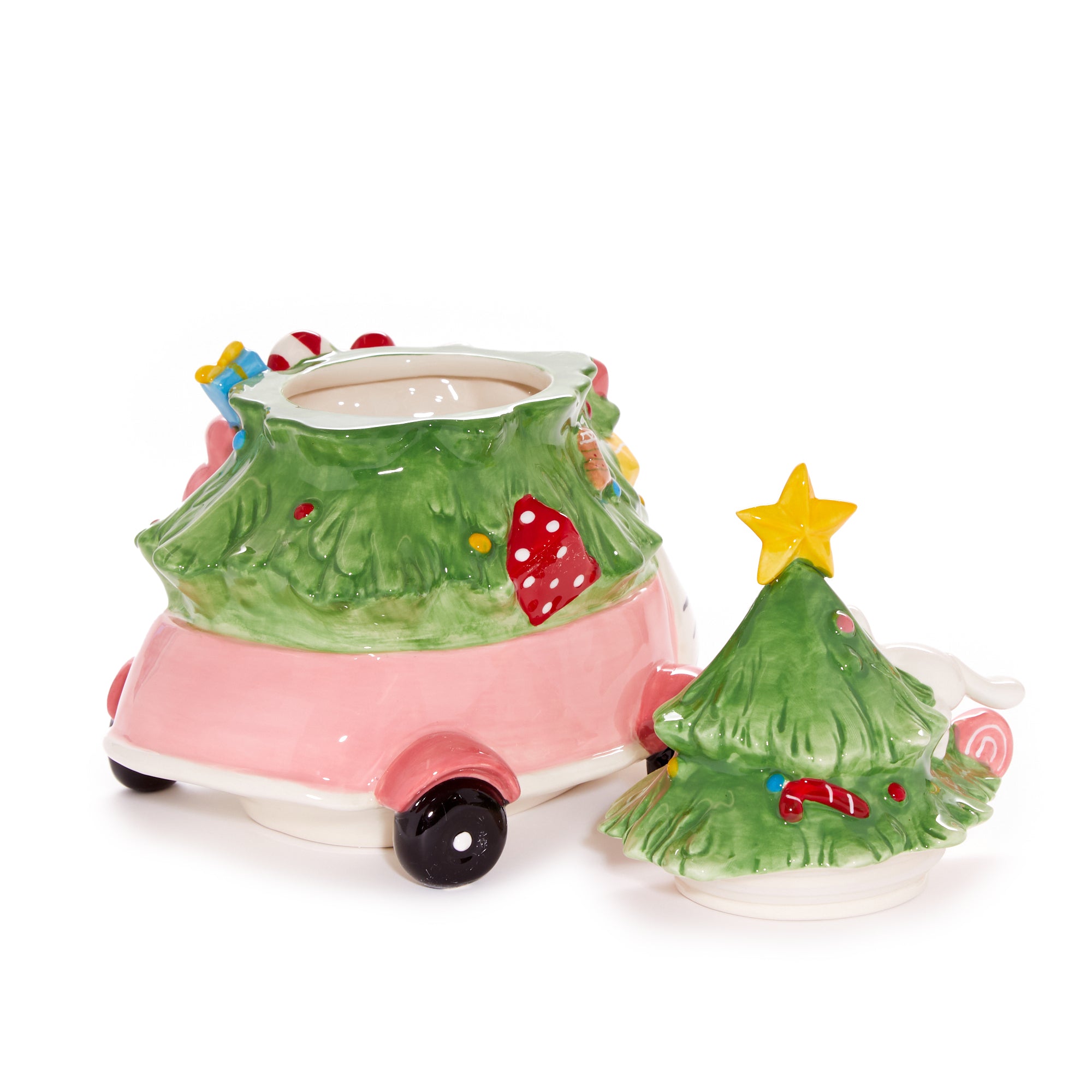 Hello Kitty and Friends Holiday Ceramic Joy Ride Cookie Jar - 图片 5