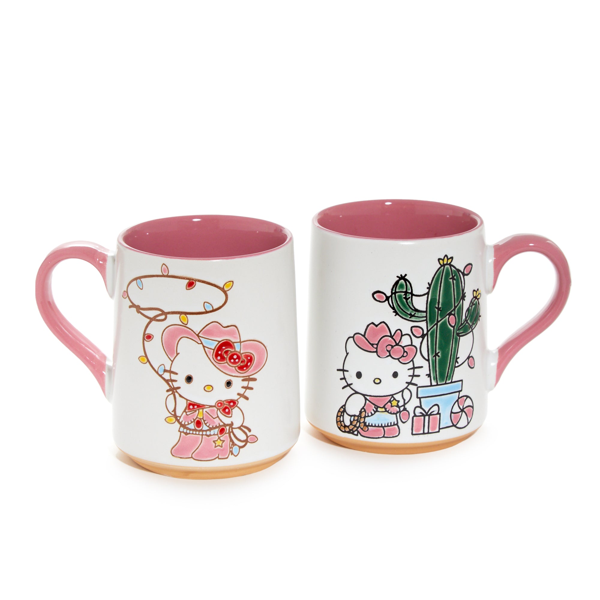Hello Kitty Western Holiday Ceramic Mug Gift Set (Set of 2)