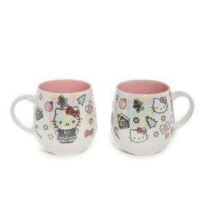 Hello Kitty Holiday Cheer Ceramic Mug Gift Set (Set of 2)
