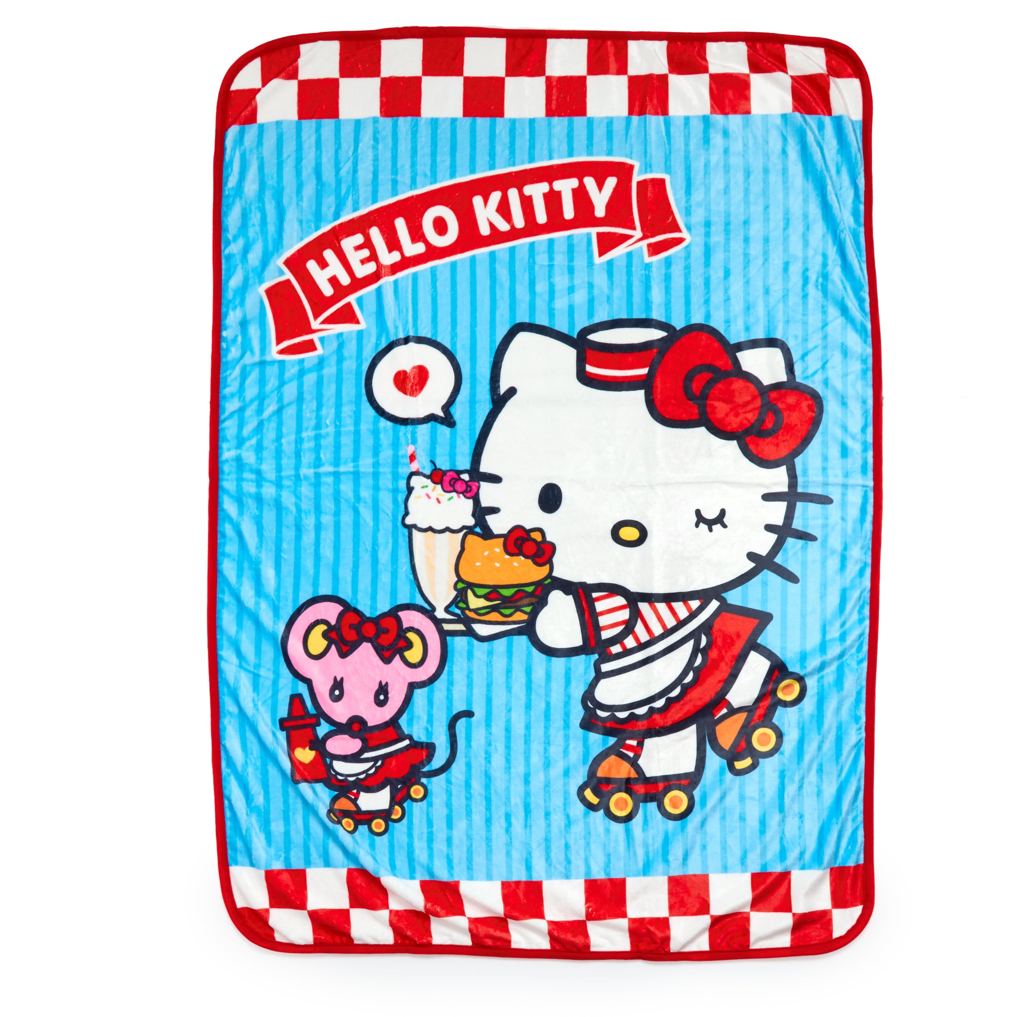 Hello Kitty Throw Blanket (Classic Carhop Series)