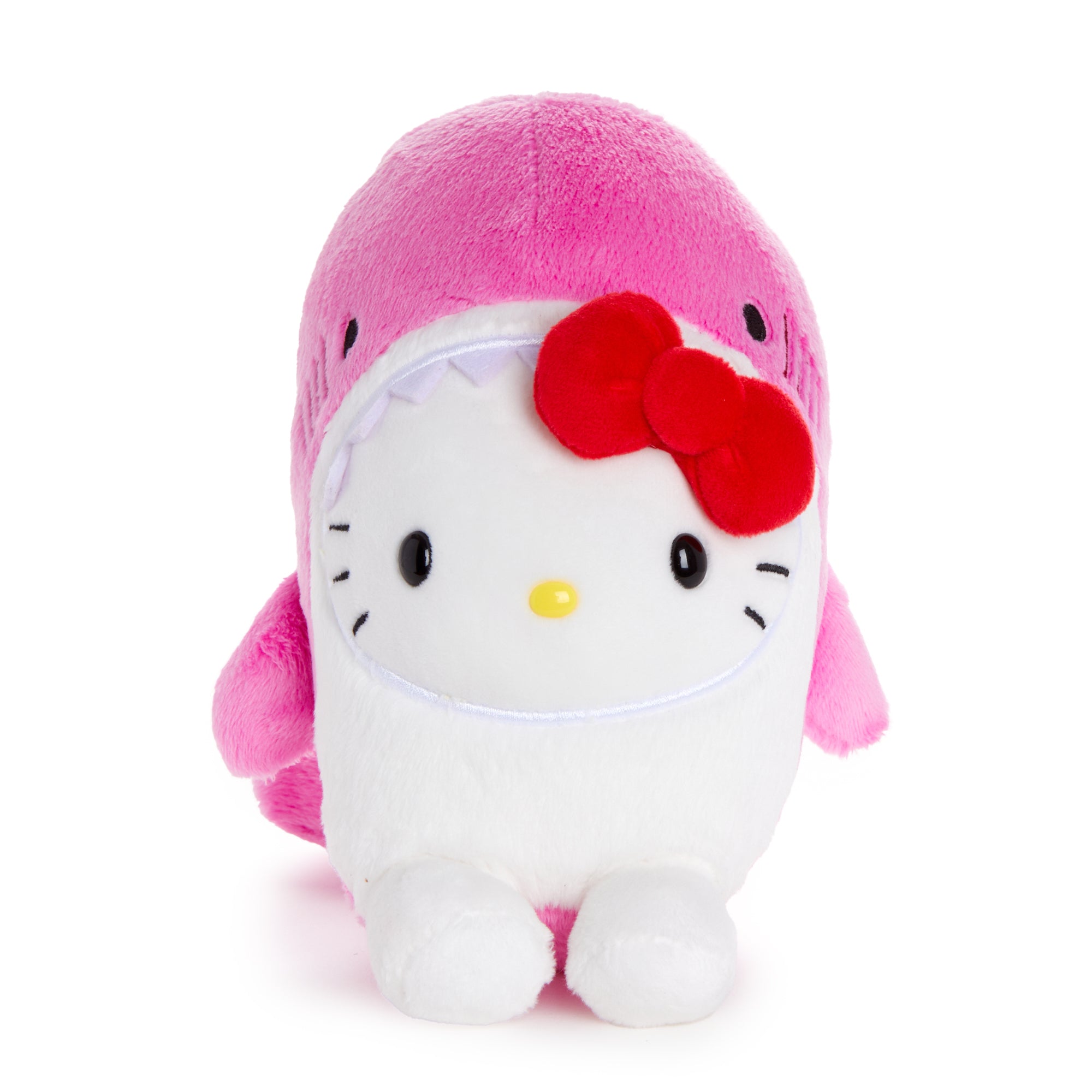 Hello Kitty Hibiscus Pink Bean Doll Plush (Shark Series)