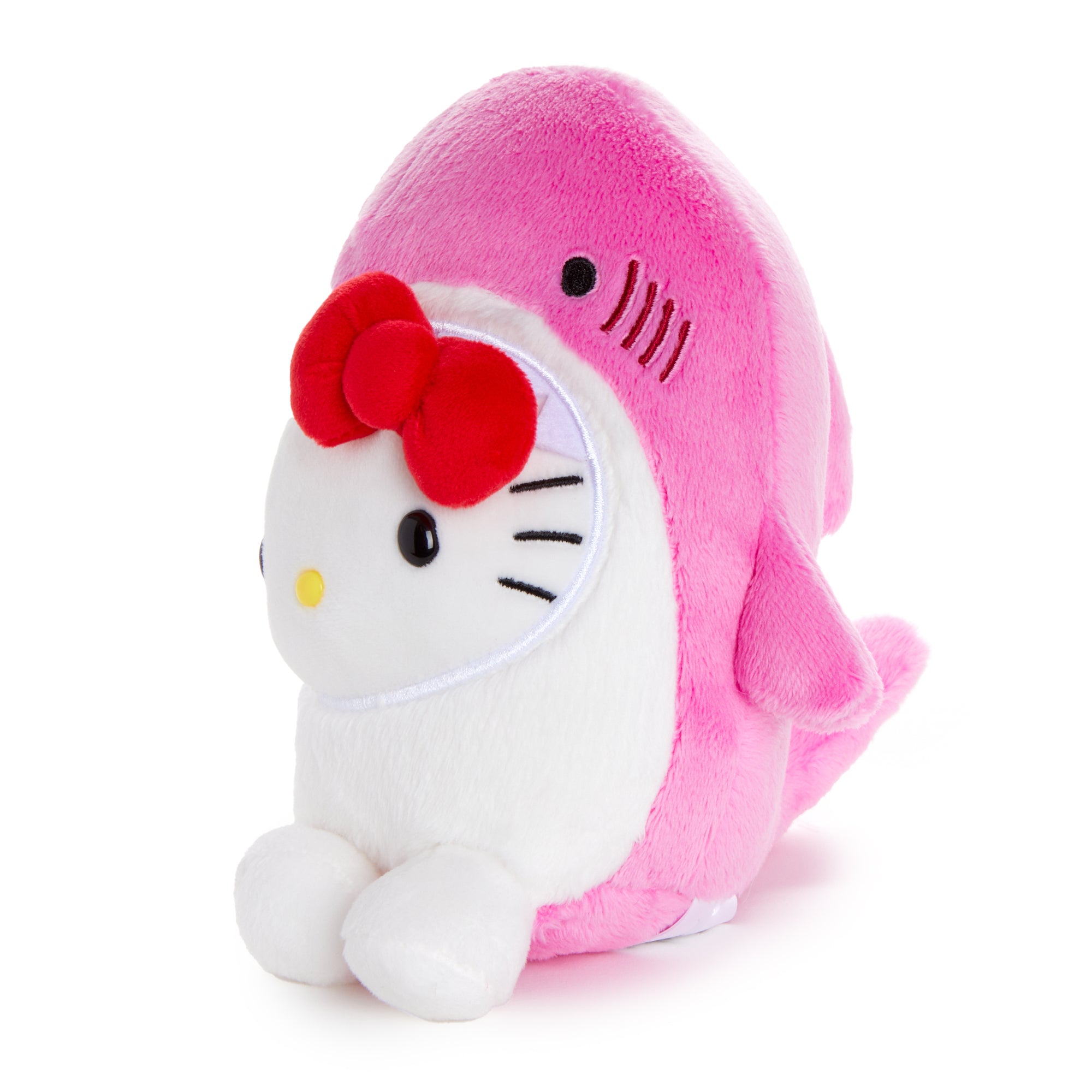 Hello Kitty Hibiscus Pink Bean Doll Plush (Shark Series) - 图片 3