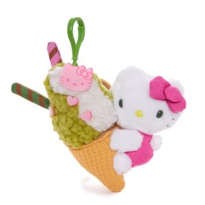 Hello Kitty Ice Cream Mascot Clip (Matcha Sweets Series)